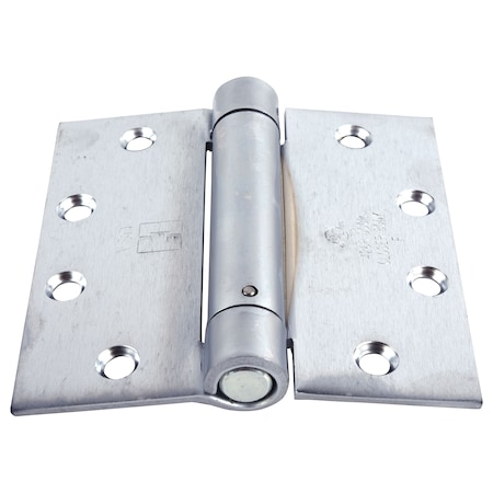 Hager Spring Full Mortise Butt Hinge, 4-1/2" x 4-1/2", US26D, Standard, WMS 1250 4-1/2X4-1/2 US26D